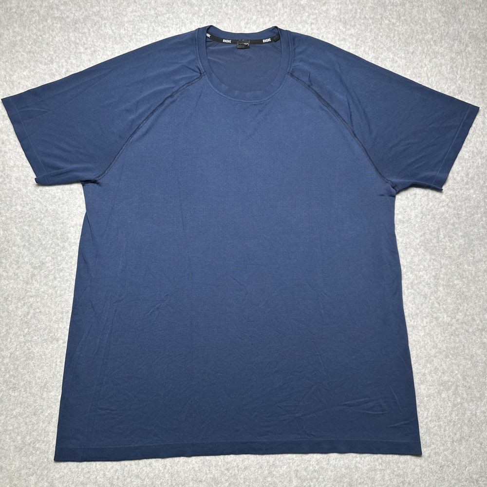 Rhone Performance Shirt Men's XL Navy Blue Athletic‎ Lightweight Breathable